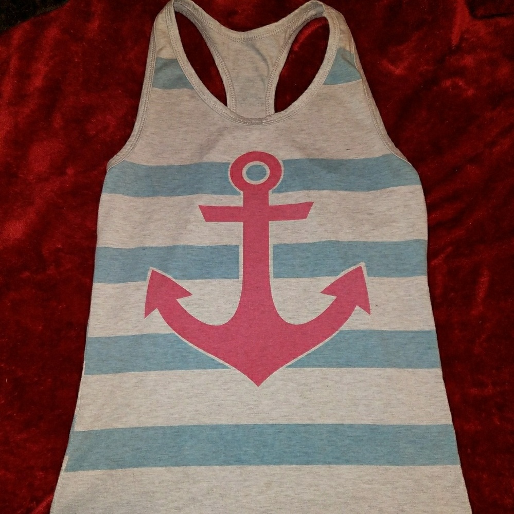 Anchor Racer Back Tank